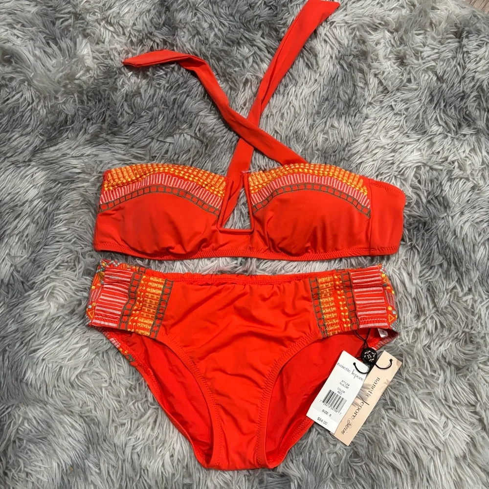 Nwt Nannette‎ Lepore 2 pieces set swimsuit